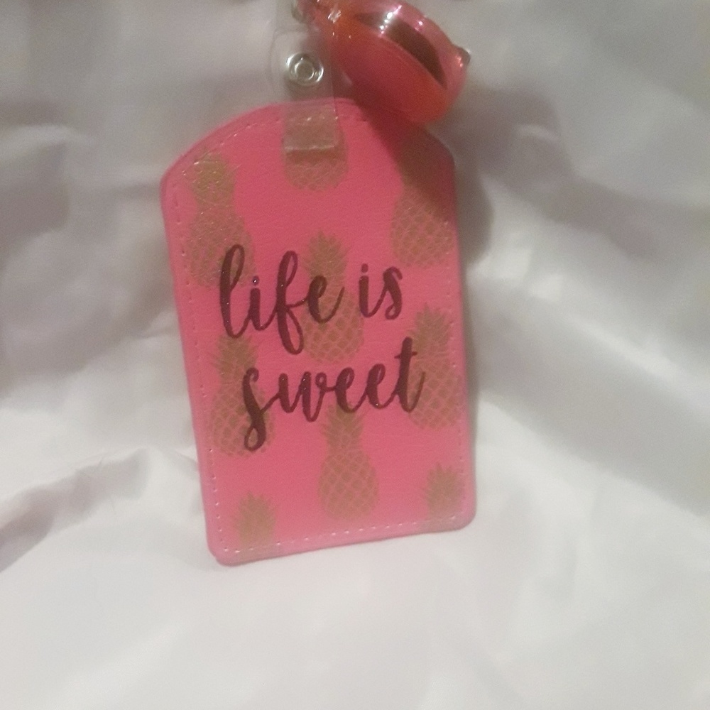 Charming Charlie ID badge holder